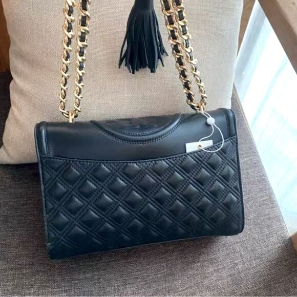 TORY BURCH FLEMING Shoulder Bag Black - Picture 3 of 7